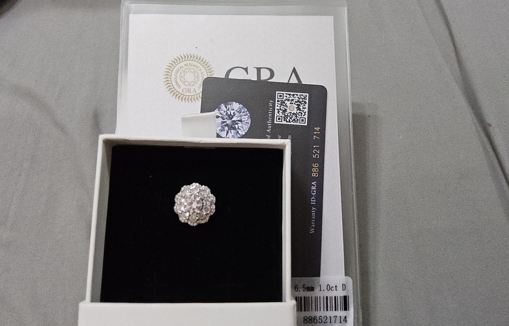 Elegant Silver CZ 1Ct Ring